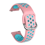 Zweifarbiges Silikon-Ersatzarmband für Samsung Galaxy Watch Active2 44 mm