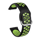 Zweifarbiges Silikon-Ersatzarmband für Samsung Galaxy Watch Active2 44 mm