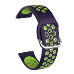 Zweifarbiges Silikon-Ersatzarmband für Samsung Galaxy Watch Active2 44 mm