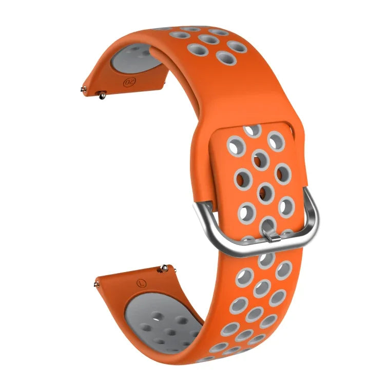 Zweifarbiges Silikon-Ersatzarmband für Samsung Galaxy Watch Active2 44 mm