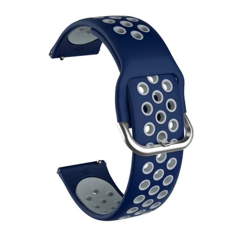 Zweifarbiges Silikon-Ersatzarmband für Samsung Galaxy Watch Active2 44 mm