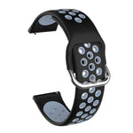 Zweifarbiges Silikon-Ersatzarmband für Samsung Galaxy Watch Active2 44 mm