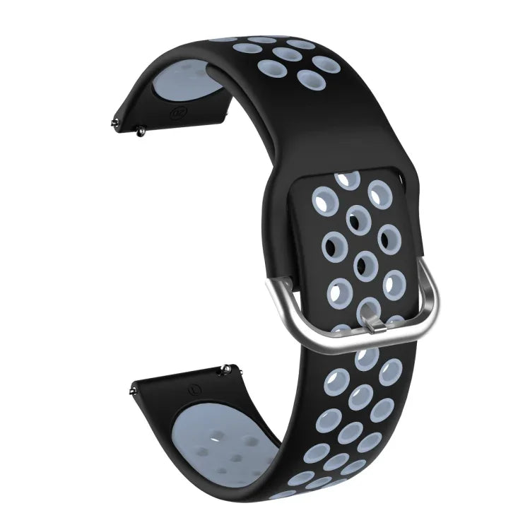 Zweifarbiges Silikon-Ersatzarmband für Samsung Galaxy Watch Active2 44 mm