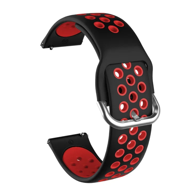Zweifarbiges Silikon-Ersatzarmband für Samsung Galaxy Watch Active2 44 mm