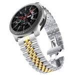 Five Beads Steel Replacement Strap Watchband, 20mm For Samsung Galaxy Watch 3 41mm, 22mm For Samsung Galaxy Watch 3 45mm, 20mm For Amazfit GTR 2 / Amazfit GTR 47mm, 22mm For Amazfit GTR 42mm, 20mm For Huawei Watch GT 2 42mm                             ...