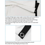 Einfache faltbare dünne Polyester Projektorleinwand, 60 Zoll (16:9) Projektionsfläche: 132x75cm, 60 Zoll (4:3) Projektionsfläche: 120x90cm, 72 Zoll (16:9) Projektionsfläche: 159x90cm, 72 Zoll (4:3) Projektionsfläche: 146x110cm