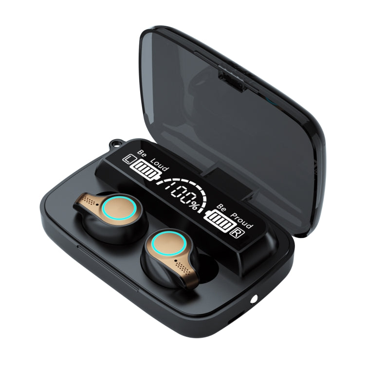 M18 Bluetooth 5.1 LED-Display Wasserdichter kabelloser Bluetooth-Kopfhörer mit Ladebox, M18