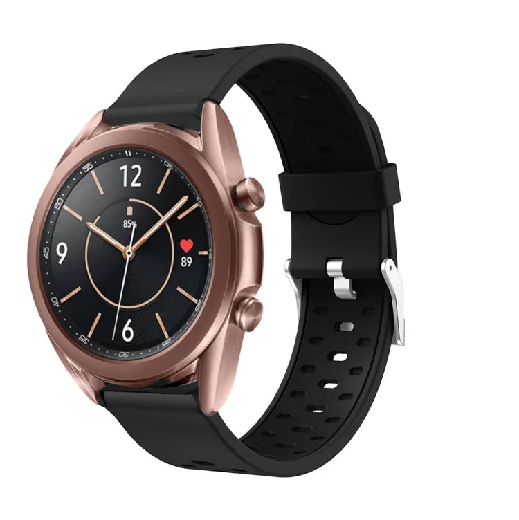 Silikon-Ersatzarmband mit drei Löchern für Samsung Galaxy Watch 3 (41 mm), passend für Samsung Galaxy Watch 3 (41 mm)