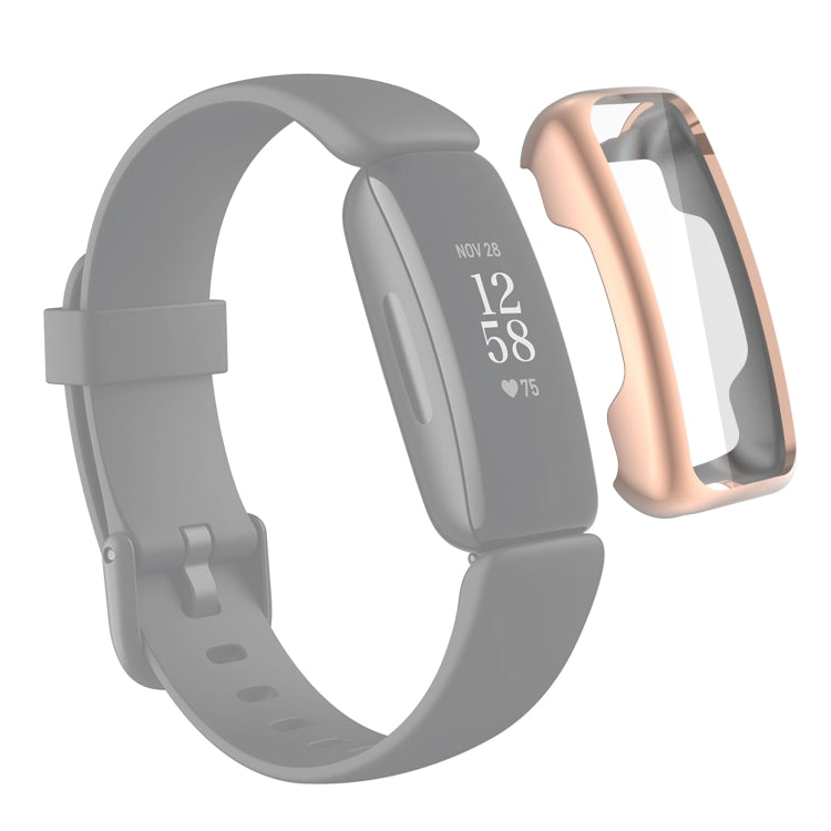 For Fitbit Inspire 2 TPU Electroplating Protective Case Cover