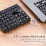 533-Bit-Digitaltastatur mit 35 Tasten, 2,4-GHz-Band, ultradünnem Design und kabelloser Ladefunktion