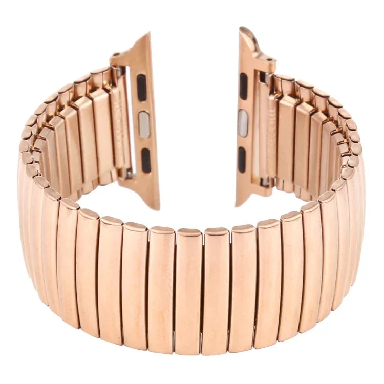 Elastisches Aluminium-Uhrenarmband, für Apple Watch Series 7 41mm / 6 & SE & 5 & 4 40mm / 3 & 2 & 1 38mm, für Apple Watch Series 8&7 41mm / SE 2&6&SE&5&4 40mm / 3&2&1 38mm, für Apple Watch Ultra 49mm / Series 8&7 45mm / SE 2&6&SE&5&4 44mm / 3&2&1 42mm