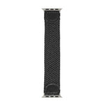 Geflochtenes Nylon- und Lederarmband für Apple Watch Series 6, SE, 5 und 4 (44 mm) sowie 3, 2 und 1 (42 mm), Größen: S, M, L