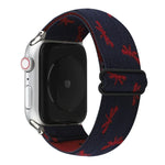 Armbanduhr mit Schnalle im Ethno-Stil für Apple Watch Series 6, SE, 5 und 4 (40 mm) sowie für Apple Watch Series 7 (41 mm), 6, SE, 5 und 4 (40 mm) und 3, 2 und 1 (38 mm).