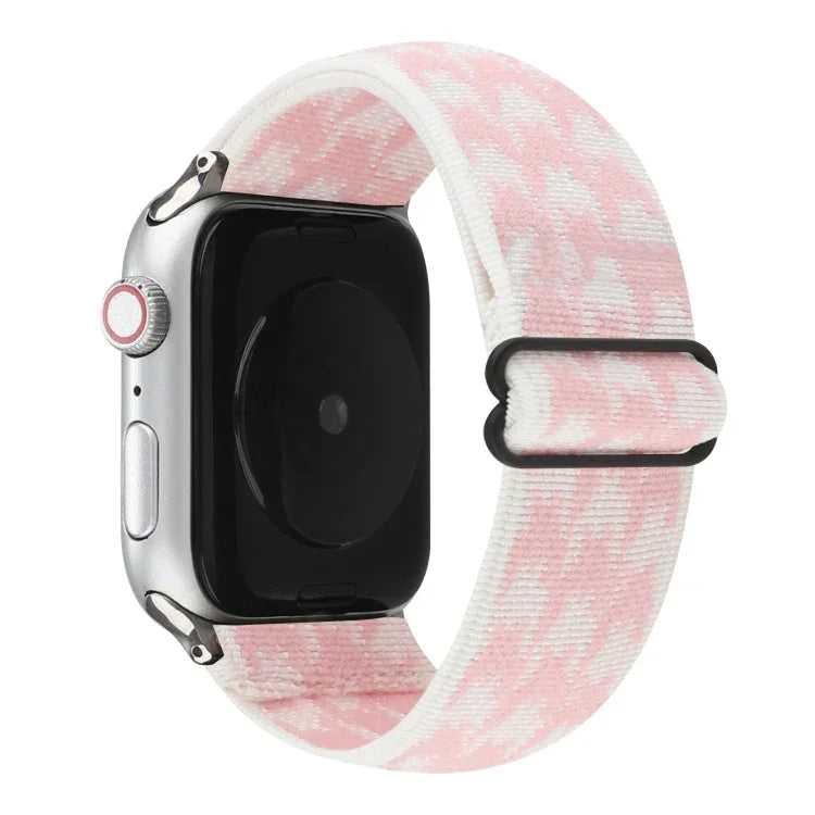Armbanduhr mit Schnalle im Ethno-Stil für Apple Watch Series 6, SE, 5 und 4 (40 mm) sowie für Apple Watch Series 7 (41 mm), 6, SE, 5 und 4 (40 mm) und 3, 2 und 1 (38 mm).