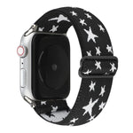 Armbanduhr mit Schnalle im Ethno-Stil für Apple Watch Series 6, SE, 5 und 4 (40 mm) sowie für Apple Watch Series 7 (41 mm), 6, SE, 5 und 4 (40 mm) und 3, 2 und 1 (38 mm).