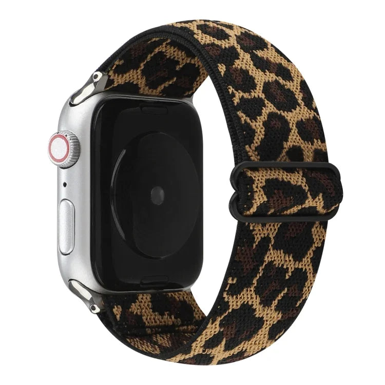 Armbanduhr mit Schnalle im Ethno-Stil für Apple Watch Series 6, SE, 5 und 4 (40 mm) sowie für Apple Watch Series 7 (41 mm), 6, SE, 5 und 4 (40 mm) und 3, 2 und 1 (38 mm).