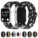 Armbanduhr mit Schnalle im Ethno-Stil für Apple Watch Series 6, SE, 5 und 4 (40 mm) sowie für Apple Watch Series 7 (41 mm), 6, SE, 5 und 4 (40 mm) und 3, 2 und 1 (38 mm).