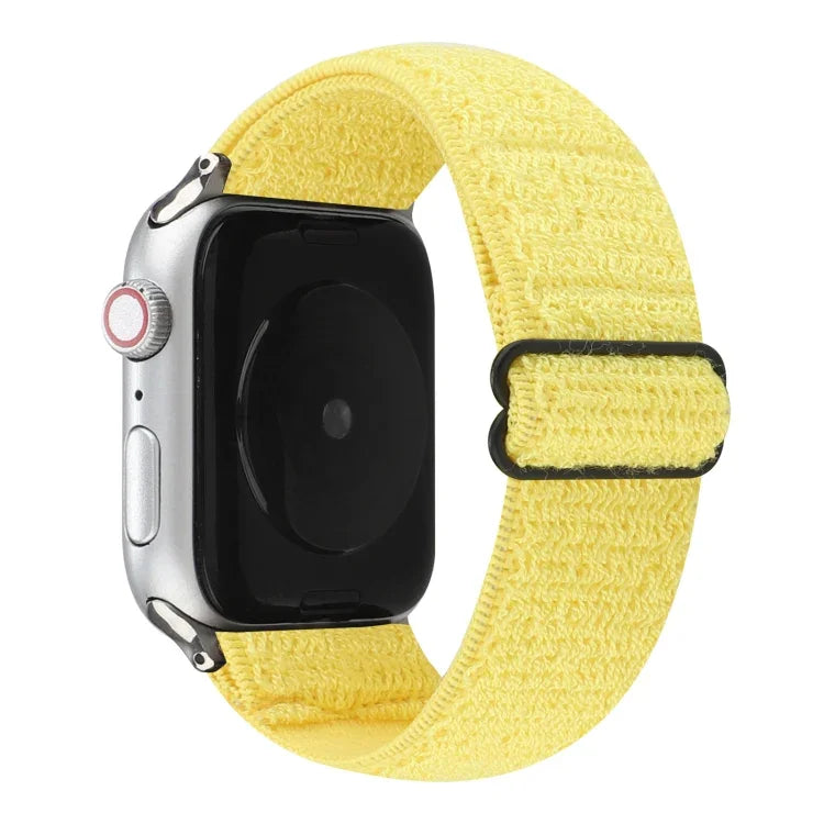 Einfarbiges Nylon-Armband für Apple Watch Series 6, SE, 5 und 4 (40 mm) / 3, 2 und 1 (38 mm), für Apple Watch Series 7 (41 mm) / 6, SE, 5 und 4 (40 mm) / 3, 2 und 1 (38 mm)