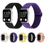 Einfarbiges Nylon-Armband für Apple Watch Series 6, SE, 5 und 4 (40 mm) / 3, 2 und 1 (38 mm), für Apple Watch Series 7 (41 mm) / 6, SE, 5 und 4 (40 mm) / 3, 2 und 1 (38 mm)
