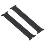 Silikonarmband mit einlagigem Webmuster für Apple Watch Series 6 &amp; SE &amp; 5 &amp; 4 (40 mm) / 3 &amp; 2 &amp; 1 (38 mm), Größen S, M, L