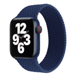 Silikonarmband mit einlagigem Webmuster für Apple Watch Series 6 &amp; SE &amp; 5 &amp; 4 (40 mm) / 3 &amp; 2 &amp; 1 (38 mm), Größen S, M, L