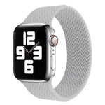 Silikonarmband mit einlagigem Webmuster für Apple Watch Series 6 &amp; SE &amp; 5 &amp; 4 (40 mm) / 3 &amp; 2 &amp; 1 (38 mm), Größen S, M, L