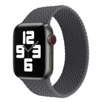 Silikonarmband mit einlagigem Webmuster für Apple Watch Series 6 &amp; SE &amp; 5 &amp; 4 (40 mm) / 3 &amp; 2 &amp; 1 (38 mm), Größen S, M, L