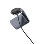 Universeller magnetischer Ladehalter aus Aluminiumlegierung mit Chip-Schutz für Samsung R500 / Galaxy Watch 3, unterstützt Schnellladen, für Samsung R500