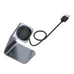 Universeller magnetischer Ladehalter aus Aluminiumlegierung mit Chipschutz für Samsung R800 / Galaxy Watch, unterstützt Schnellladen, für Samsung R800