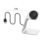 Universeller magnetischer Ladehalter aus Aluminiumlegierung mit Chipschutz für Samsung R800 / Galaxy Watch, unterstützt Schnellladen, für Samsung R800