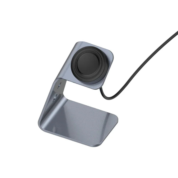 Universeller magnetischer Ladehalter aus Aluminiumlegierung mit Chipschutz für Samsung R800 / Galaxy Watch, unterstützt Schnellladen, für Samsung R800