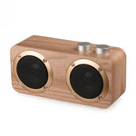Q7 Subwoofer Bluetooth-Lautsprecher aus Holz, unterstützt TF-Karte, U-Disk und 3,5-mm-AUX, Q7