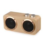 Q7 Subwoofer Bluetooth-Lautsprecher aus Holz, unterstützt TF-Karte, U-Disk und 3,5-mm-AUX, Q7