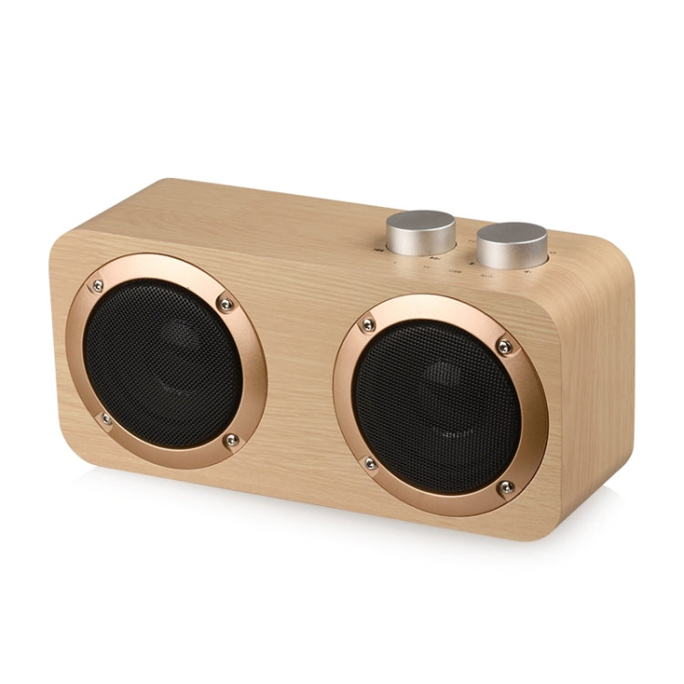 Q7 Subwoofer Bluetooth-Lautsprecher aus Holz, unterstützt TF-Karte, U-Disk und 3,5-mm-AUX, Q7