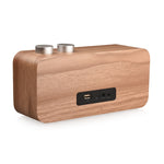 Q7 Subwoofer Bluetooth-Lautsprecher aus Holz, unterstützt TF-Karte, U-Disk und 3,5-mm-AUX, Q7