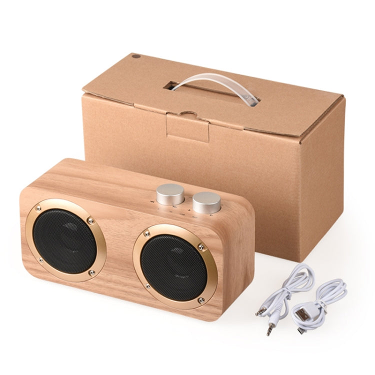Q7 Subwoofer Bluetooth-Lautsprecher aus Holz, unterstützt TF-Karte, U-Disk und 3,5-mm-AUX, Q7