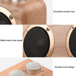 Q7 Subwoofer Bluetooth-Lautsprecher aus Holz, unterstützt TF-Karte, U-Disk und 3,5-mm-AUX, Q7