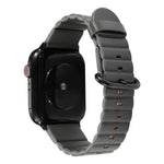 Ersatzarmband mit Schlaufenmuster und Metallschließe, für Apple Watch Series 7 (41 mm), Series 6, SE, Series 5 und Series 4 (40 mm) sowie Series 7 (45 mm), Series 6, SE, Series 5 und Series 4 (44 mm).
