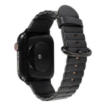 Ersatzarmband mit Schlaufenmuster und Metallschließe, für Apple Watch Series 7 (41 mm), Series 6, SE, Series 5 und Series 4 (40 mm) sowie Series 7 (45 mm), Series 6, SE, Series 5 und Series 4 (44 mm).