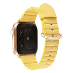 Ersatzarmband mit Schlaufenmuster und Metallschließe, für Apple Watch Series 7 (41 mm), Series 6, SE, Series 5 und Series 4 (40 mm) sowie Series 7 (45 mm), Series 6, SE, Series 5 und Series 4 (44 mm).