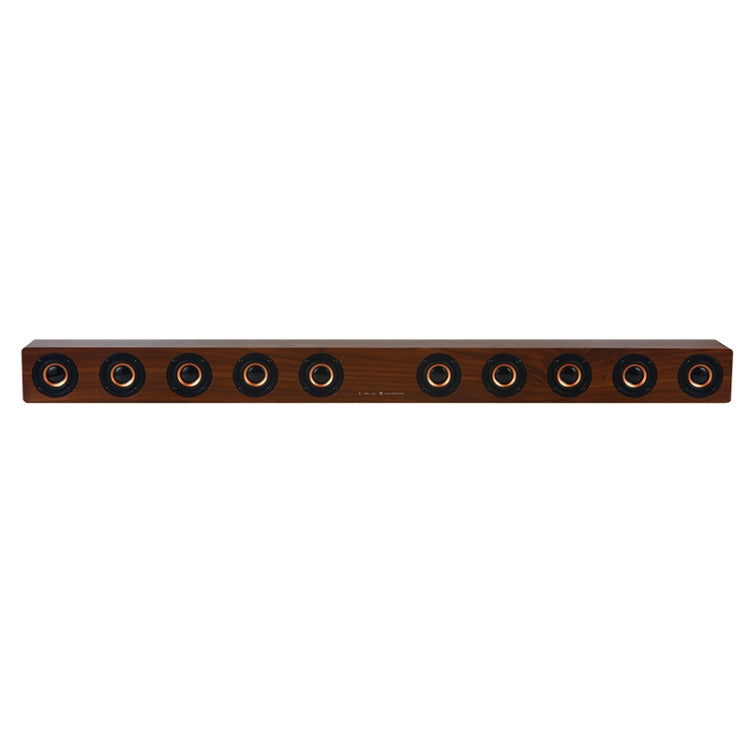 D90 Subwoofer, kabelloser Bluetooth 4.2 Lautsprecher aus Holz mit Fernbedienung, unterstützt TF-Karte & 3,5mm AUX, Koaxial- & Glasfaser- & U-Disk-Anschluss, D90+ Subwoofer