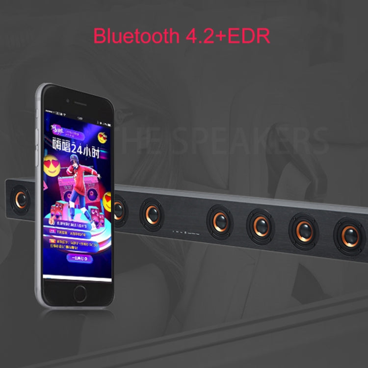 D90 Subwoofer, kabelloser Bluetooth 4.2 Lautsprecher aus Holz mit Fernbedienung, unterstützt TF-Karte & 3,5mm AUX, Koaxial- & Glasfaser- & U-Disk-Anschluss, D90+ Subwoofer