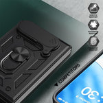 Sliding Camera Cover Design TPU+PC Phone Case, For iPhone Duo
