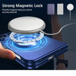 Rotation Holder Foldable Magnetic PC Phone Case, For iPhone Duo
