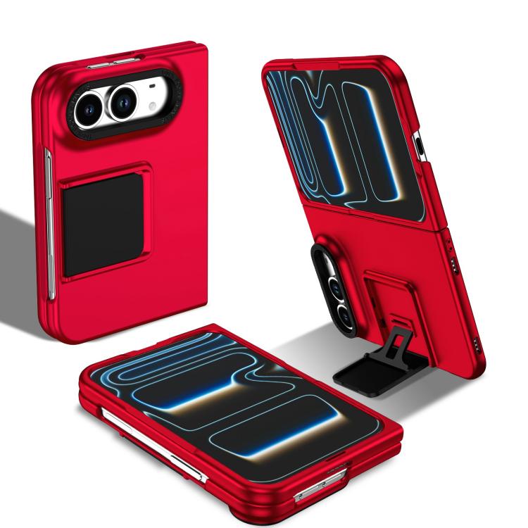 Three-dimensional Folding Holder PC Phone Case, For iPhone Duo