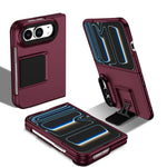 Three-dimensional Folding Holder PC Phone Case, For iPhone Duo