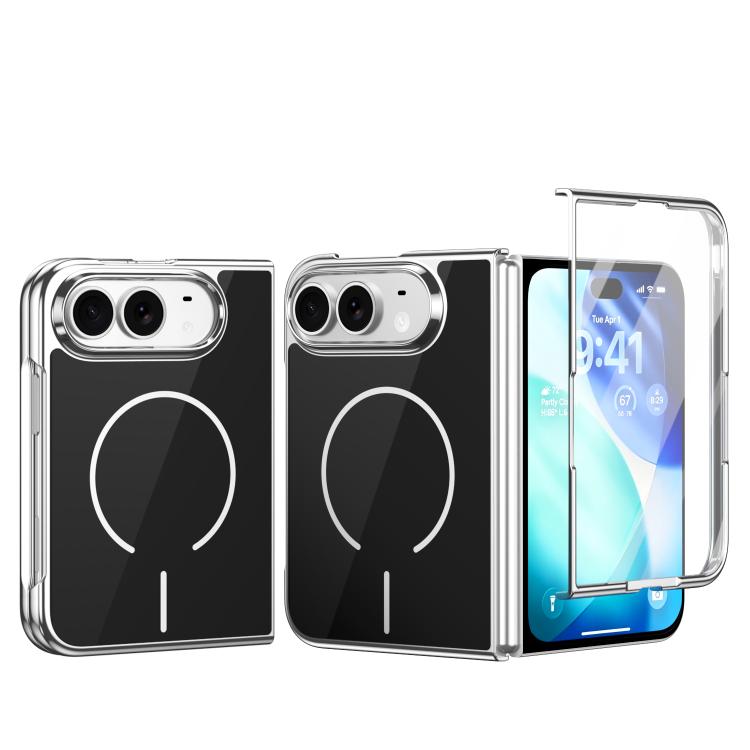 Integrated Glass Scratch Resistant Magnetic Phone Case, For iPhone Duo