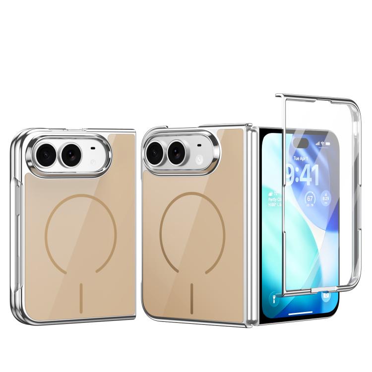 Integrated Glass Scratch Resistant Magnetic Phone Case, For iPhone Duo
