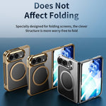 Clear Plated Magnetic Integrated Film Phone Case, For iPhone Duo