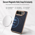 Litchi Texture Magnetic Integrated Film Phone Case, For iPhone Duo